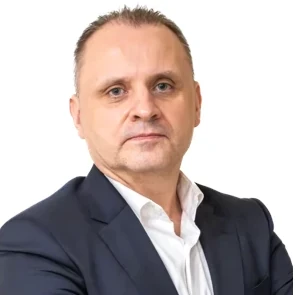 Piotr Kania, trener IT podczas szkolenia